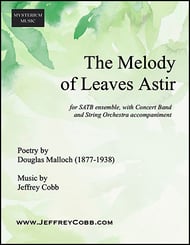 The Melody Of Leaves Astir SATB choral sheet music cover Thumbnail